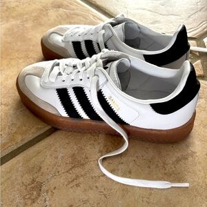 Brand New Adidas Sambas (worn only once to work)